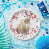 Assiettes En Carton Bunny de Pâques Moderne (Fête)