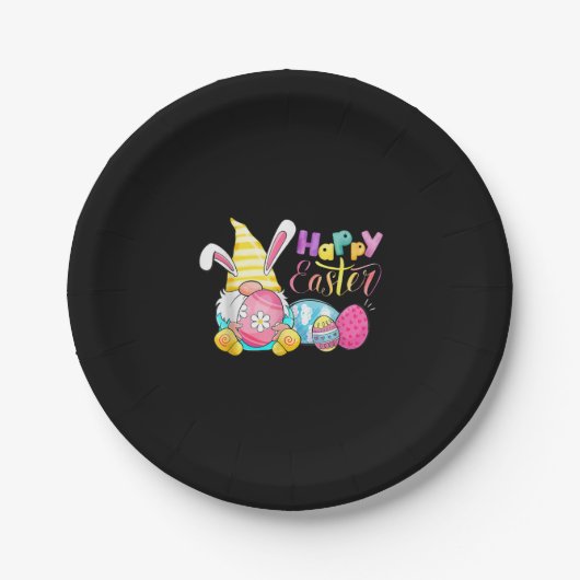 Assiettes En Carton Bunny Gnome Rabbit (Devant)