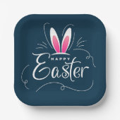 Assiettes En Carton Bunny Hops & Easter Joy (Recto)