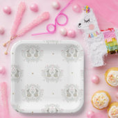 Assiettes En Carton Bunny II de Pâques (Fête)