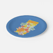 Assiettes En Carton BUNNY™ Pride - Livin' My Best Life (Angle)