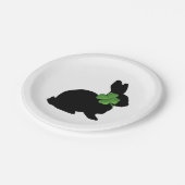 Assiettes En Carton Bunny shamrock (Angle)