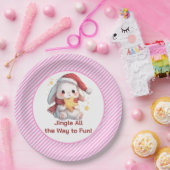 Assiettes En Carton Bunny with Star Cookie (Fête)