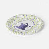 Assiettes En Carton Bunny's Embrace Spring Floral (Angle)