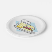 Assiettes En Carton Burger Et Bière (Angle)