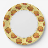 Assiettes En Carton Burgers (Devant)