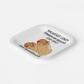 Assiettes En Carton Burritos Je ne mange que Burrito Party (Angulaire)