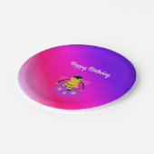 Assiettes En Carton Busy Bee Birthday (Angle)