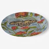 Assiettes En Carton Butterfly Birthday Paper Plates (Angle)
