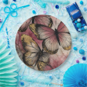 Assiettes En Carton Butterfly grace (Fête)