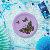 Assiettes En Carton Butterfly party plates by Renee Lavoie (Fête)