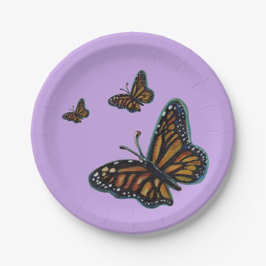 Assiettes En Carton Butterfly party plates by Renee Lavoie (Devant)