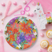 Assiettes En Carton Buzz parmi les fleurs de la prairie à menthe (Fête)