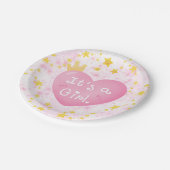 Assiettes En Carton C’est une plaque de papier pour Baby showers pour (Angle)