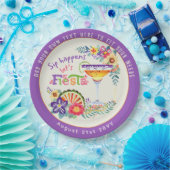 Assiettes En Carton Ça arrive ! Fêtons ça sur mesure (Fête)