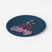 Assiettes En Carton cacahuètes | American Summer Old Glory (Angle)