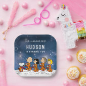 Assiettes En Carton cacahuètes | Anniversaire de l'espace (Fête)