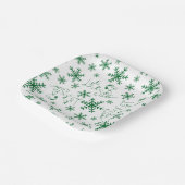 Assiettes En Carton cacahuètes | Christmas Snoopy Let It Snow Motif (Angulaire)