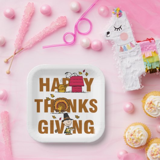 Assiettes En Carton cacahuètes | Combo Bon thanksgiving (Fête)