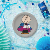 Assiettes En Carton cacahuètes | Count Charlie Brown (Fête)