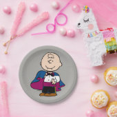Assiettes En Carton cacahuètes | Count Charlie Brown (Fête)