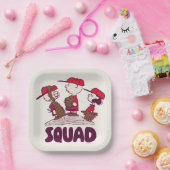 Assiettes En Carton cacahuètes | Équipe de baseball (Fête)