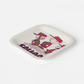 Assiettes En Carton cacahuètes | Équipe de baseball (Angulaire)