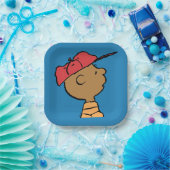 Assiettes En Carton cacahuètes | Franklin Baseball Casquette (Fête)