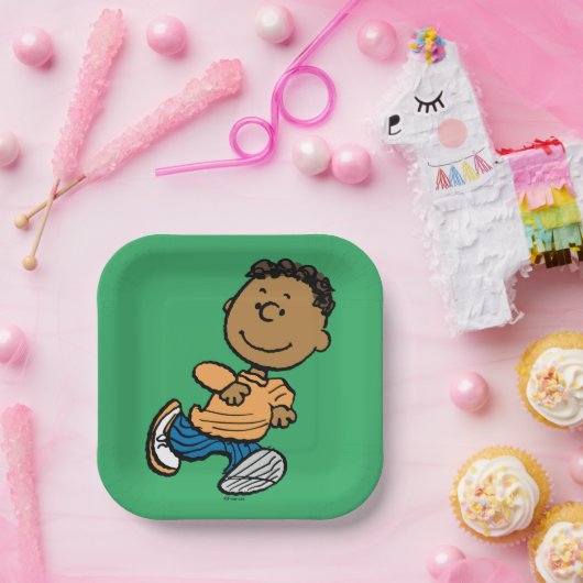 Assiettes En Carton cacahuètes | Franklin Running (Fête)
