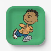 Assiettes En Carton cacahuètes | Franklin Running (Recto)