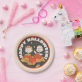 Assiettes En Carton cacahuètes | Happy Halloween Sally & Linus (Fête)