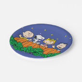 Assiettes En Carton cacahuètes | Le correctif grand Citrouille (Angle)