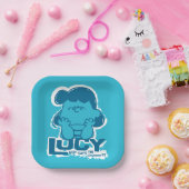 Assiettes En Carton cacahuètes | Lucy Who Says I'm Crabby? ? (Fête)