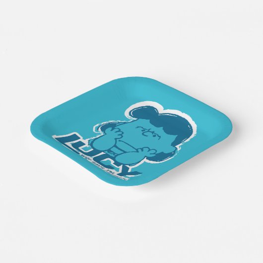 Assiettes En Carton cacahuètes | Lucy Who Says I'm Crabby? ? (Angulaire)