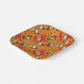 Assiettes En Carton cacahuètes | MOTIF BON THANKSGIVING (Angulaire)