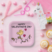 Assiettes En Carton cacahuètes | Sifflet Woodstock (Fête)