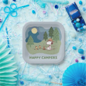 Assiettes En Carton cacahuètes | Site du camp de Snoopy & Woodstock (Fête)