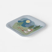 Assiettes En Carton cacahuètes | Site du camp de Snoopy & Woodstock (Angulaire)