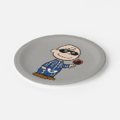 Assiettes En Carton cacahuètes | Skeleton Charlie Brown (Angle)