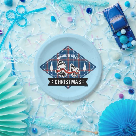 Assiettes En Carton cacahuètes | Snoopy & Charlie Brown Chaud & Cosy (Fête)