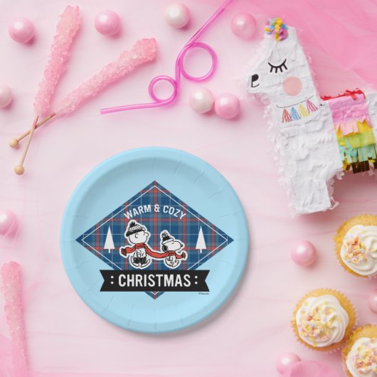 Assiettes En Carton cacahuètes | Snoopy & Charlie Brown Chaud & Cosy (Fête)