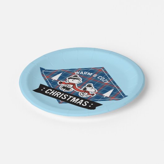 Assiettes En Carton cacahuètes | Snoopy & Charlie Brown Chaud & Cosy (Angle)