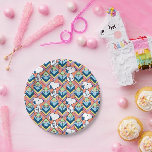 Assiettes En Carton cacahuètes | Snoopy Deco Dreams Motif (Fête)