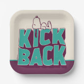 Assiettes En Carton cacahuètes | Snoopy Kickback (Recto)