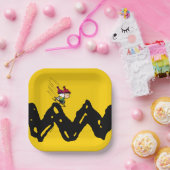 Assiettes En Carton cacahuètes | Snoopy & Linus Sled Ride (Fête)