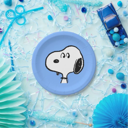 Assiettes En Carton cacahuètes | Snoopy Looks (Fête)