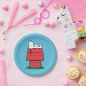 Assiettes En Carton cacahuètes | Snoopy Napping (Fête)