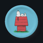 Assiettes En Carton cacahuètes | Snoopy Napping<br><div class="desc">Ajoutez une touche détendue et fantaisiste à vos réunions avec ces plaques en papier avec Snoopy nappant paisiblement. Parfait pour des repas décontractés,  des pique-niques ou des fêtes,  ce design charmant apporte à votre table le charme décontracté du gang des cacahuètes.</div>