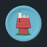 Assiettes En Carton cacahuètes | Snoopy Napping<br><div class="desc">Ajoutez une touche détendue et fantaisiste à vos réunions avec ces plaques en papier avec Snoopy nappant paisiblement. Parfait pour des repas décontractés,  des pique-niques ou des fêtes,  ce design charmant apporte à votre table le charme décontracté du gang des cacahuètes.</div>