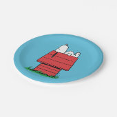 Assiettes En Carton cacahuètes | Snoopy Napping (Angle)